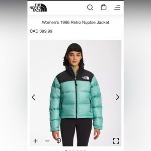 Womens 1996 Retro Nuptse Jacket